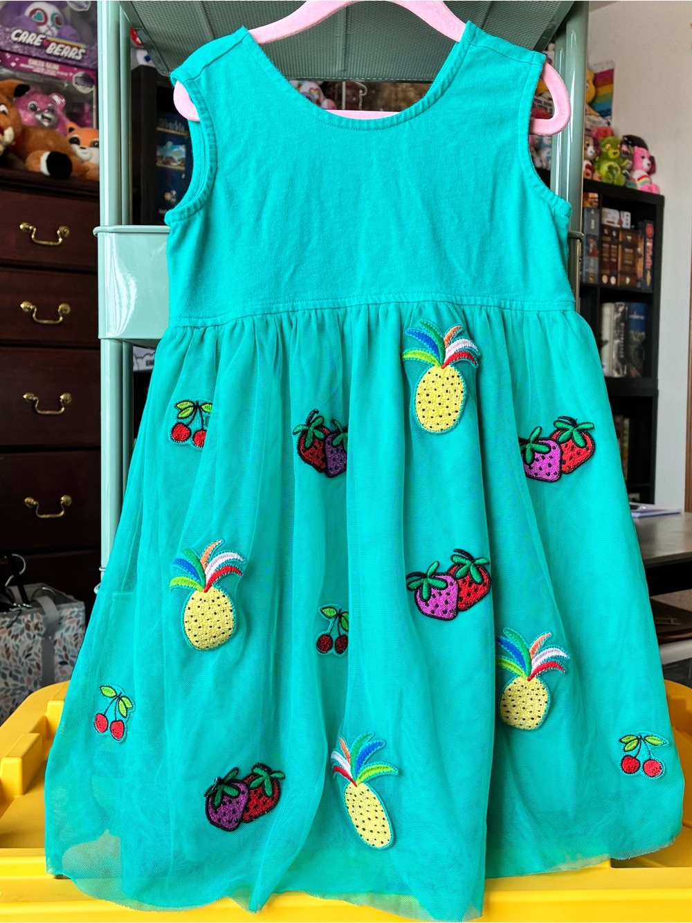 Hanna Andersson Tank Dress with Fruit Patches